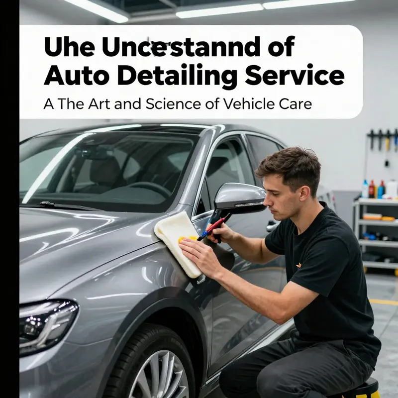 A skilled detailer demonstrating a comprehensive vehicle detailing process, emphasizing the meticulous nature of the service.