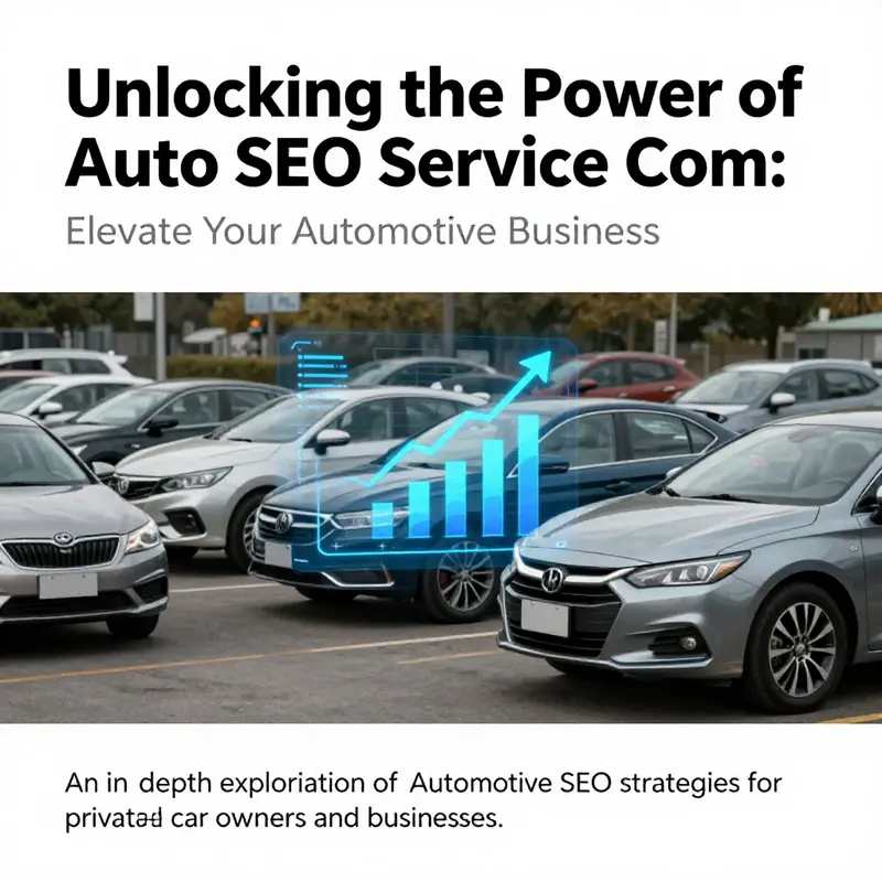 An inspiring image of diverse cars with digital SEO graphics symbolizing growth in the automotive industry.