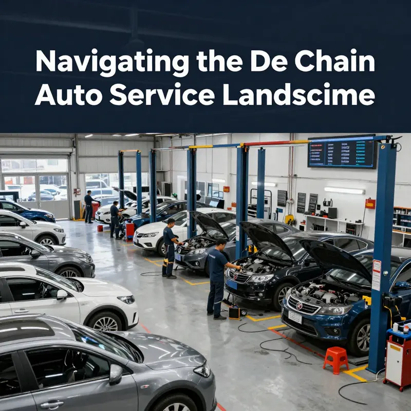 A modern auto service center illustrating the dynamic nature of de chain auto service.