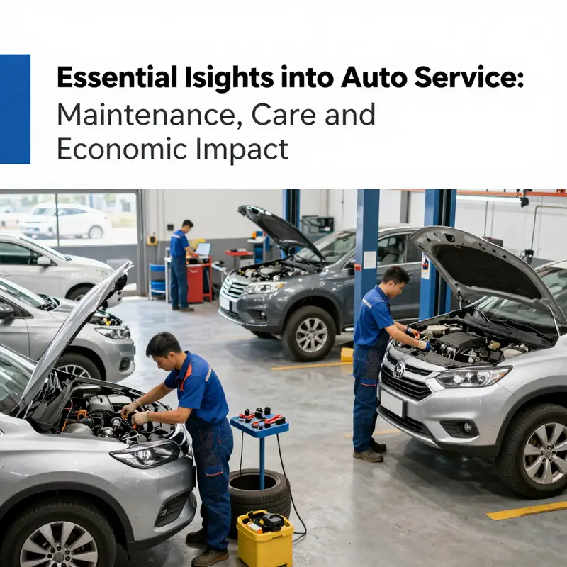 A glimpse into an auto repair shop, illustrating key maintenance and repair services provided to ensure vehicle safety and performance.