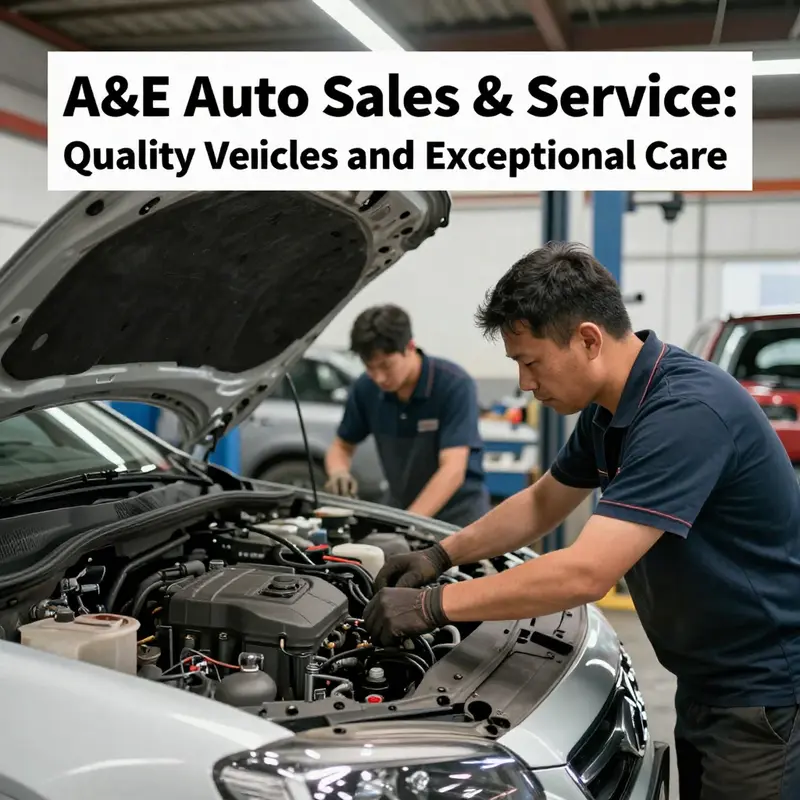 A wide variety of quality pre-owned vehicles at A&E Auto Sales & Service, catering to diverse customer needs.