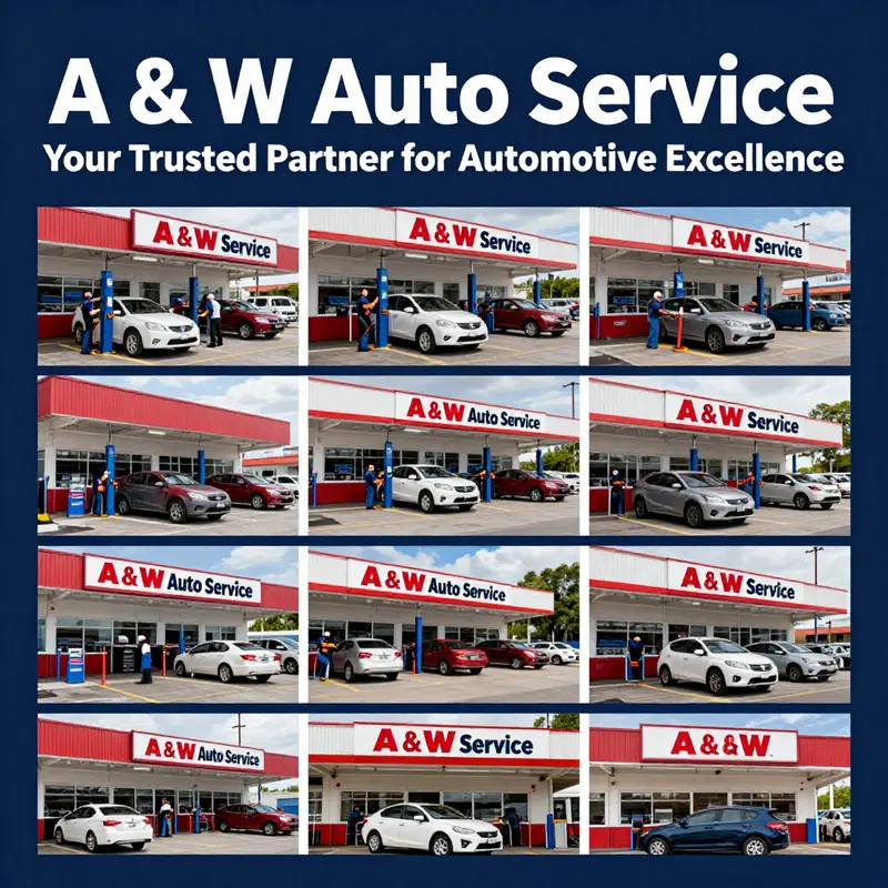 Diverse locations of A & W Auto Service offering a wide range of automotive services.