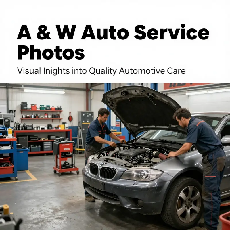 A pristine work environment highlights the professionalism and quality of A & W Auto Service.