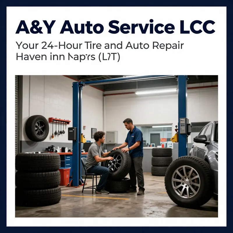A view of A&Y Auto Service LLC’s exterior, highlighting their extensive services and commitment to customer care.