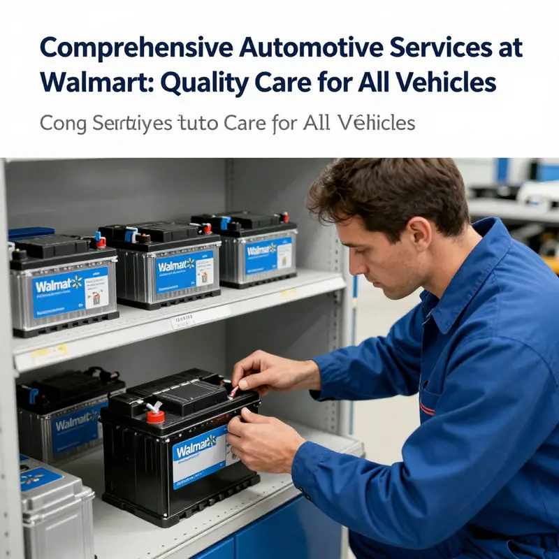Walmart Auto Care Centers provide efficient oil change services for every vehicle.