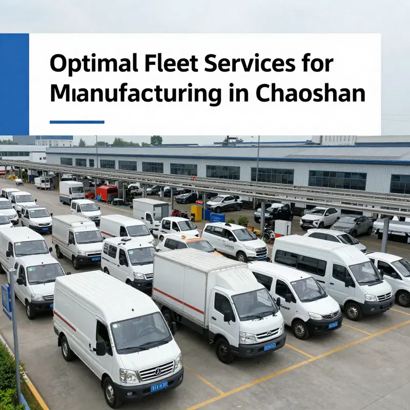 An illustration of effective fleet services at an auto manufacturing site in Chaoshan.