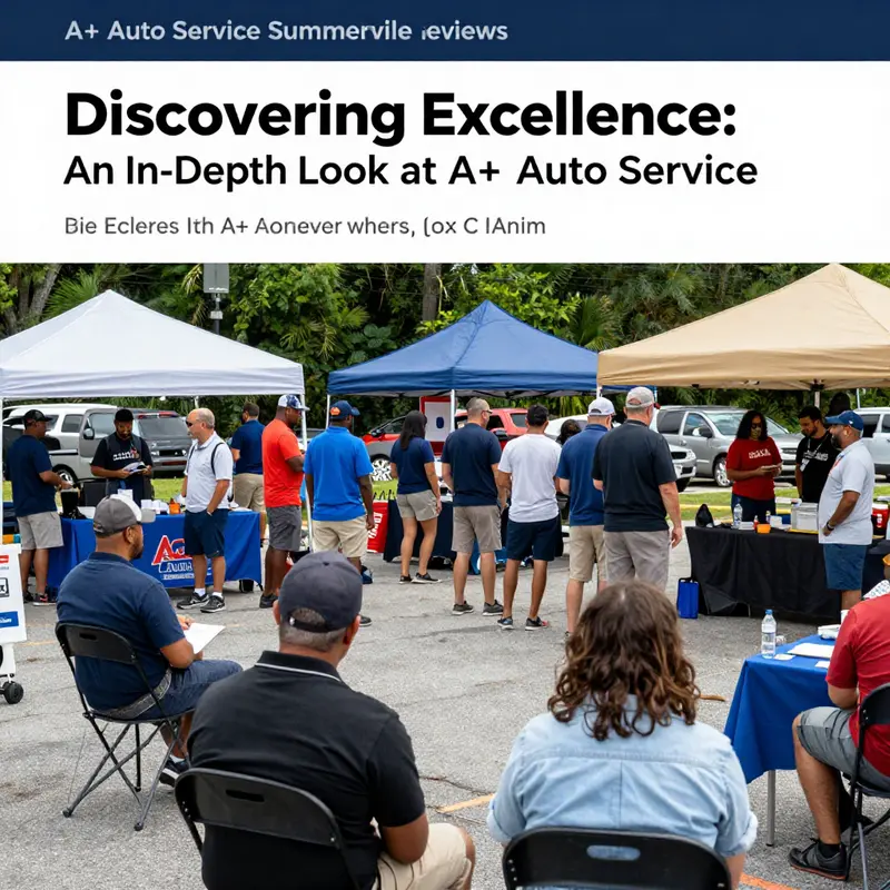 Customers experiencing exceptional service at A+ Auto Service.