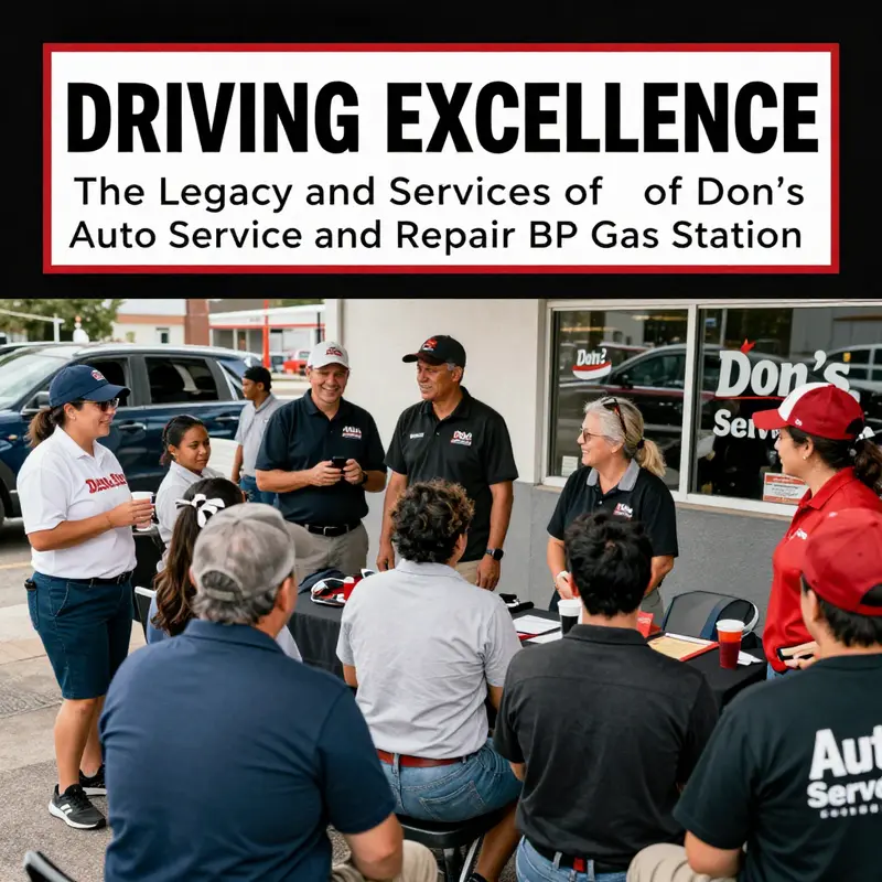 Historical image of Don’s Auto Service and Repair storefront representing its legacy in the community.