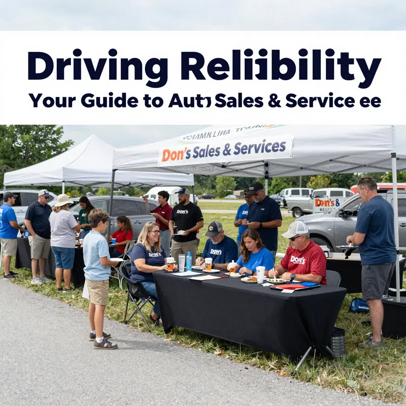 A vibrant showroom at Don’s Auto Sales & Service, offering a wide selection of vehicles for every need.