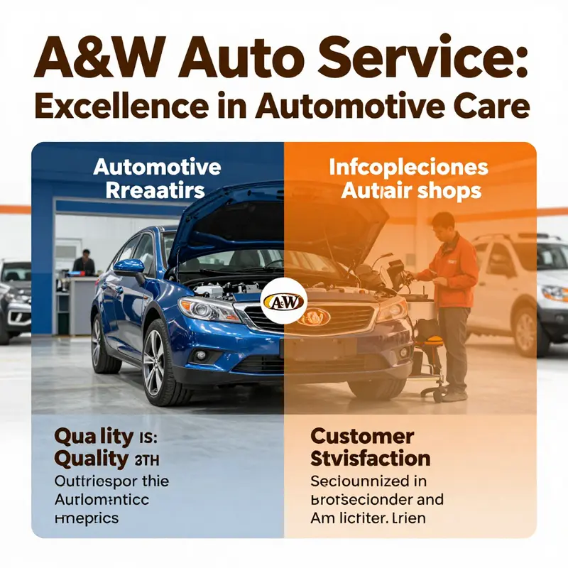 A&W Auto Service: Experts working on various automotive services.