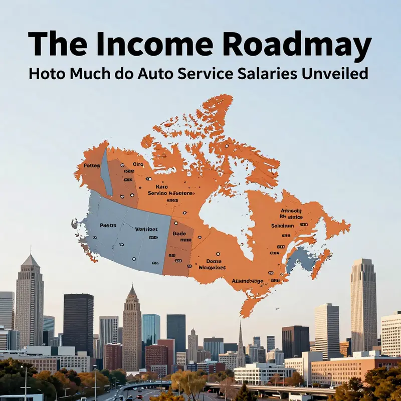 Bar graph depicting average salaries of auto service advisors by state.