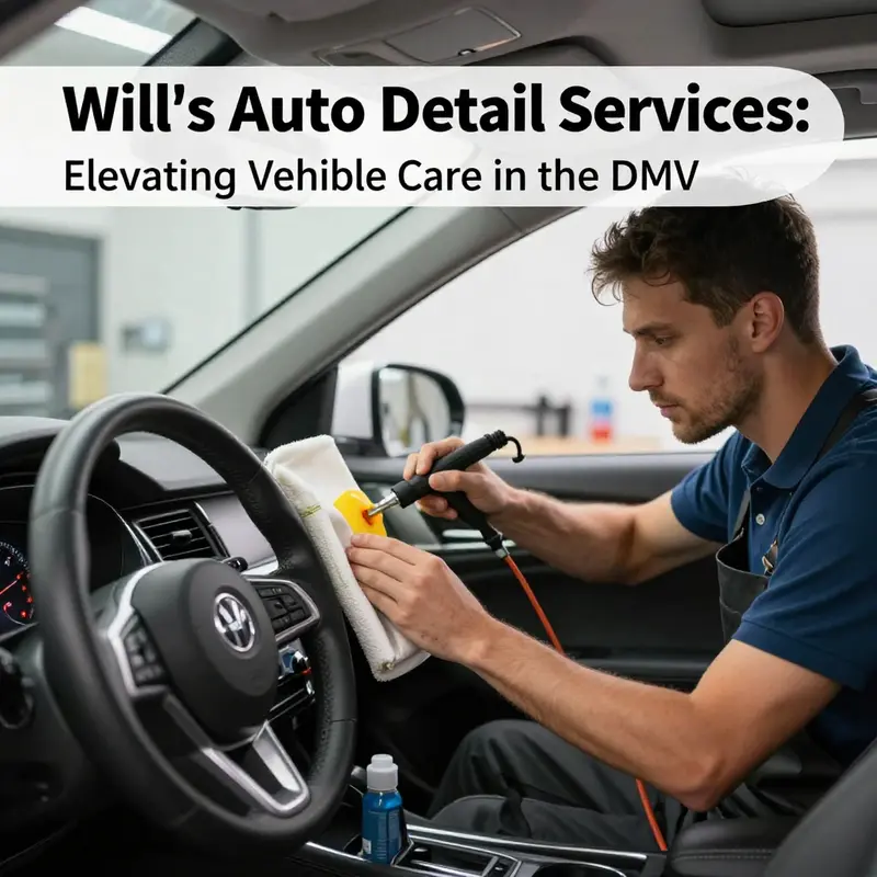 Professional auto detailing services enhance vehicle aesthetics and value.