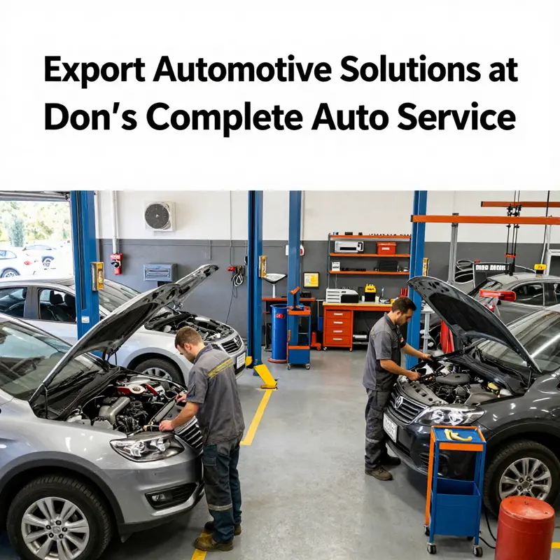 The skilled team at Don’s Complete Auto Service provides a broad range of automotive repair and maintenance services.