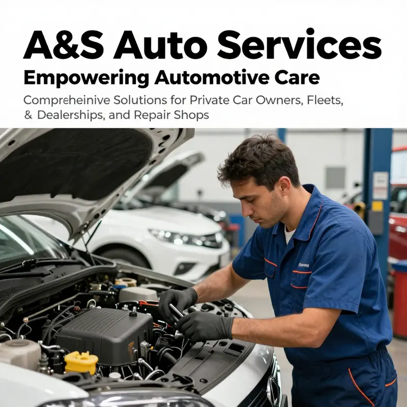 An automotive technician servicing vehicles at A&S Auto Services, showcasing dedication to quality and professional automotive care.