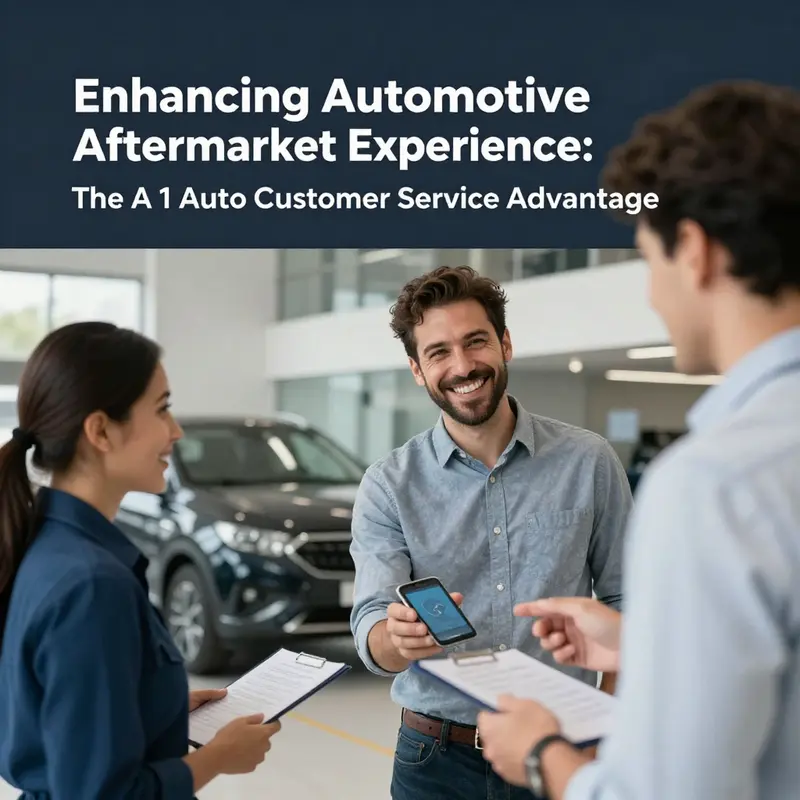 An active auto service center highlighting efficient customer interactions.