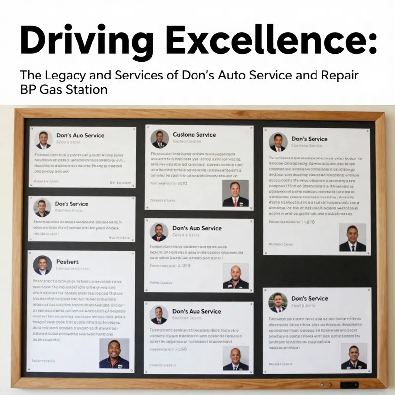 Historical image of Don’s Auto Service and Repair storefront representing its legacy in the community.