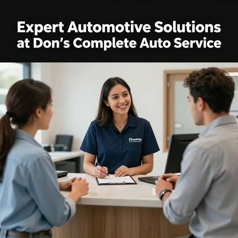 The skilled team at Don’s Complete Auto Service provides a broad range of automotive repair and maintenance services.