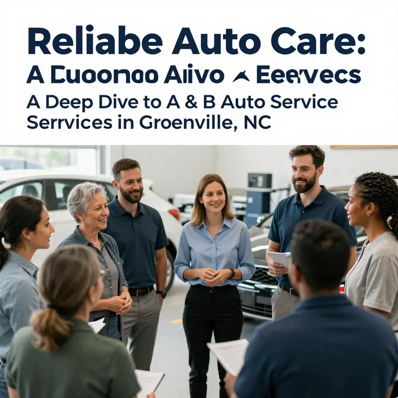 Happy customers sharing their positive experiences at A & B Auto Service.