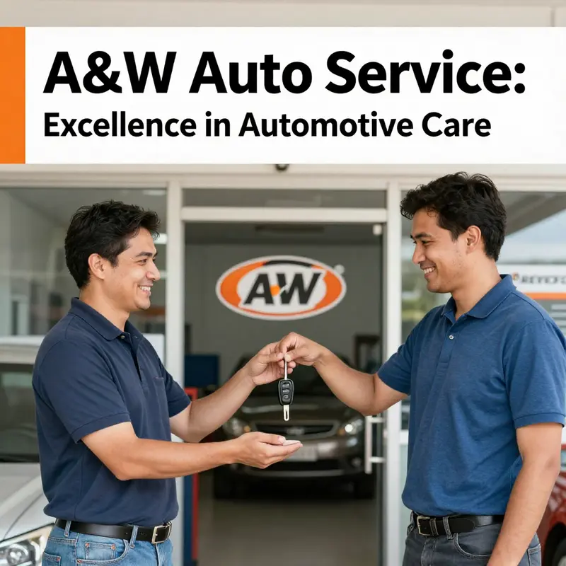 A&W Auto Service: Experts working on various automotive services.