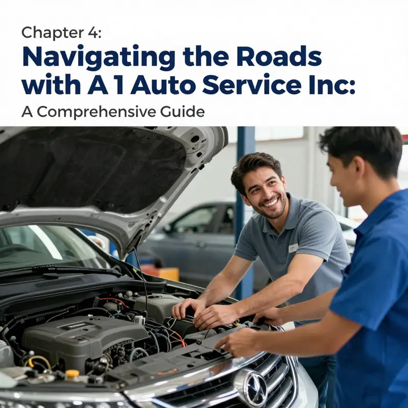 An active scene at an automotive service shop that resembles A 1 Auto Service Inc.
