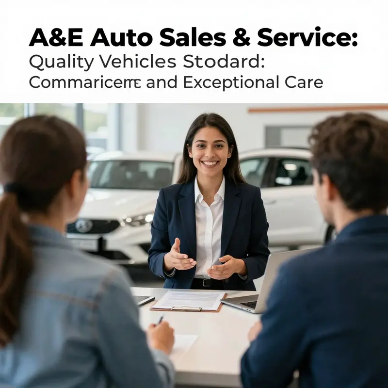 A wide variety of quality pre-owned vehicles at A&E Auto Sales & Service, catering to diverse customer needs.