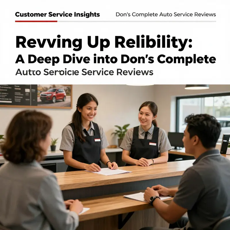 The welcoming atmosphere of Don’s Complete Auto Service emphasizes their dedication to exceptional customer service.