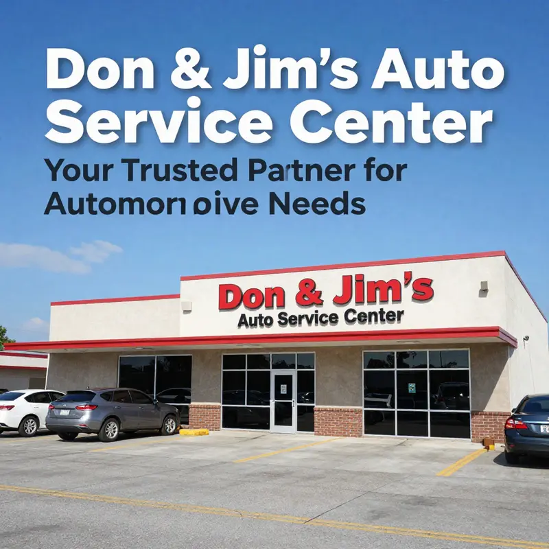 The welcoming exterior of Don & Jim’s Auto Service Center located in Buffalo, NY.