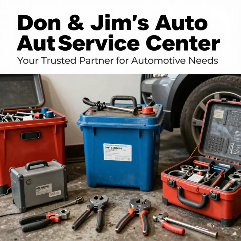 The welcoming exterior of Don & Jim’s Auto Service Center located in Buffalo, NY.