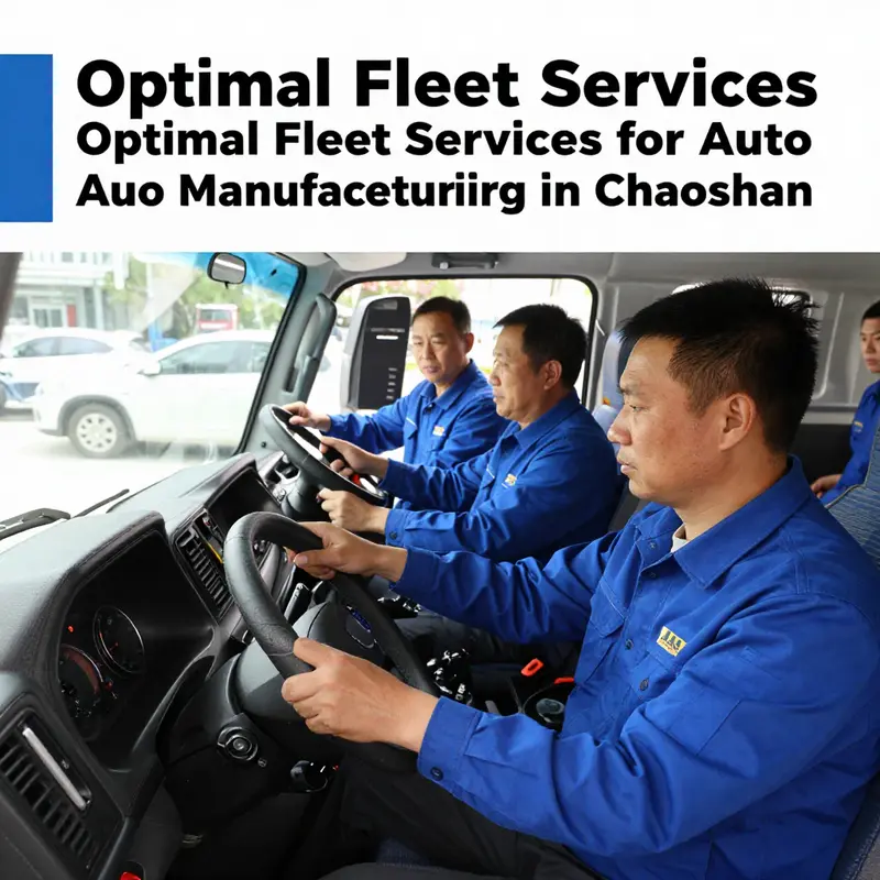 An illustration of effective fleet services at an auto manufacturing site in Chaoshan.