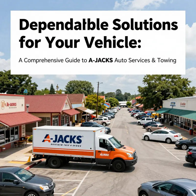 A J-A JACKS tow truck showcasing their versatile services, providing safe recovery and transportation of vehicles.