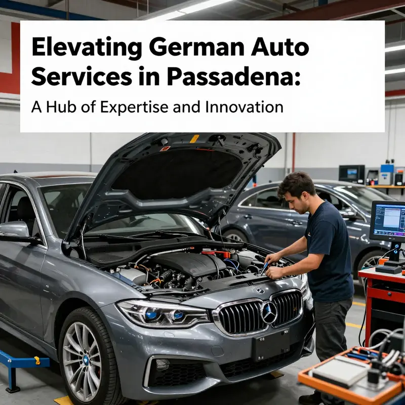 Expert technicians at work, specializing in German automotive repairs.