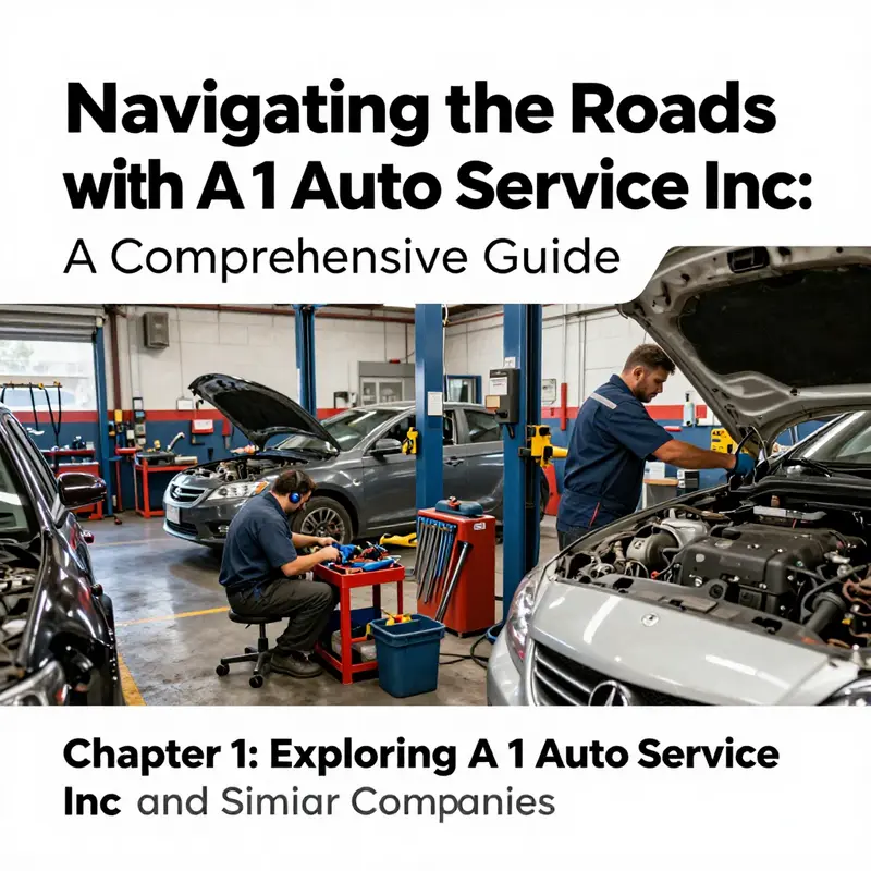 An active scene at an automotive service shop that resembles A 1 Auto Service Inc.
