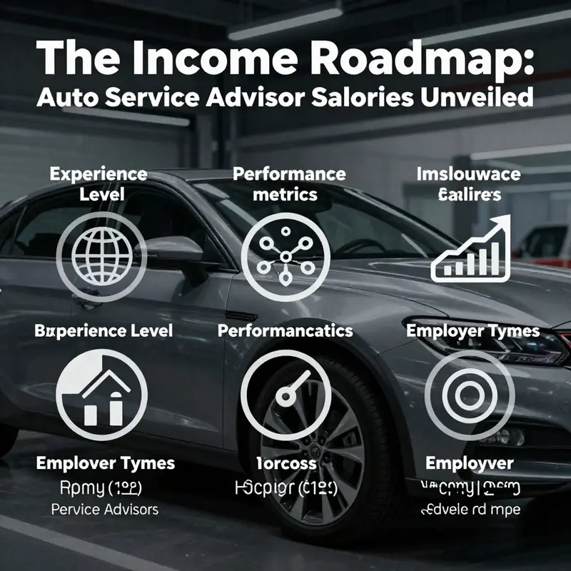 Bar graph depicting average salaries of auto service advisors by state.
