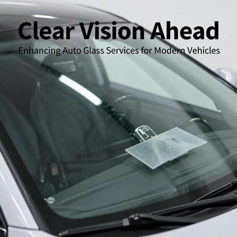 Advanced laminated glass showcasing superior strength and clarity for modern vehicles.