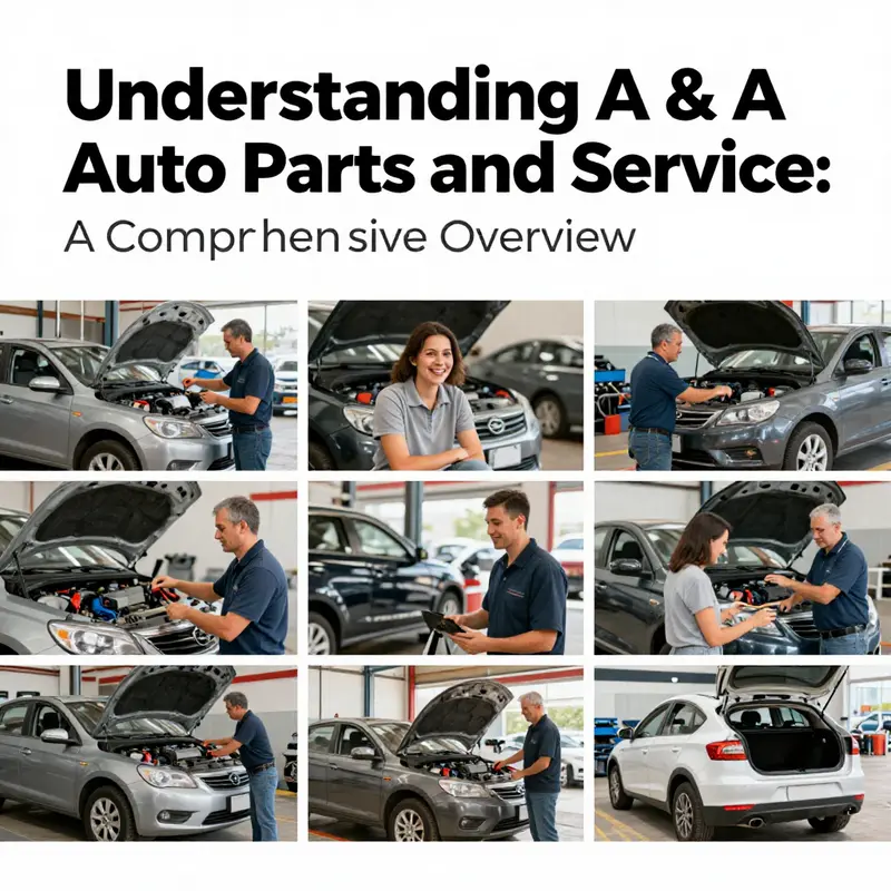 Historical view of A & A Auto Parts, Inc., highlighting its earlier days in the automotive industry.