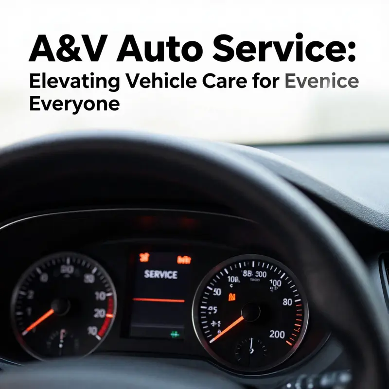 A glimpse into the diverse services provided by A&V Auto Service.