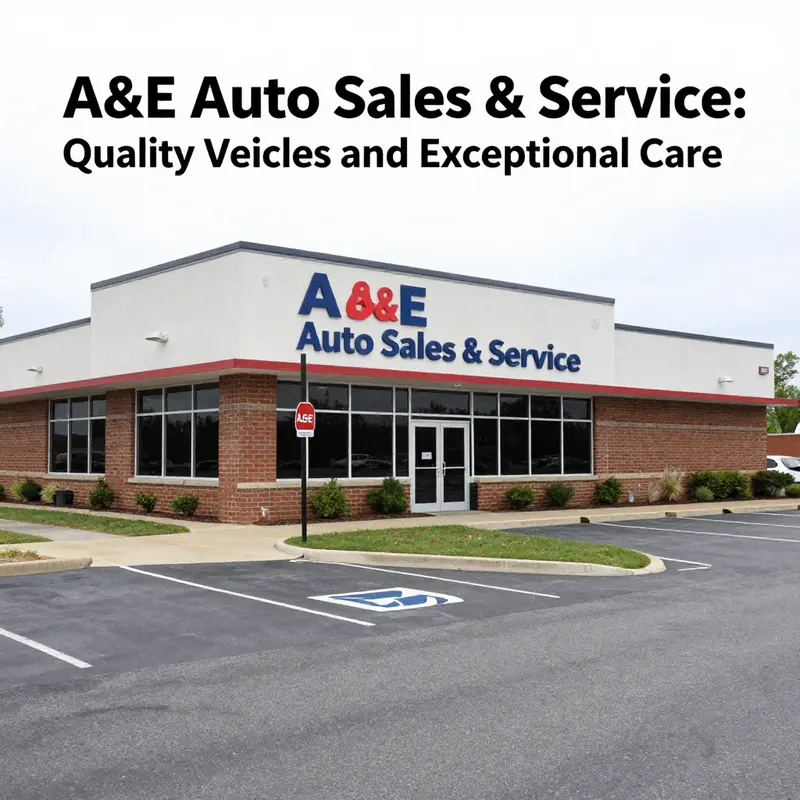 A wide variety of quality pre-owned vehicles at A&E Auto Sales & Service, catering to diverse customer needs.