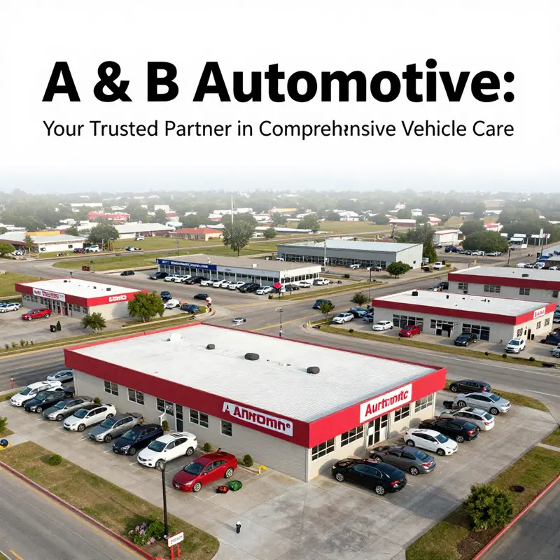 Technicians at A & B Automotive efficiently servicing a range of vehicles, embodying the shop’s comprehensive service approach.