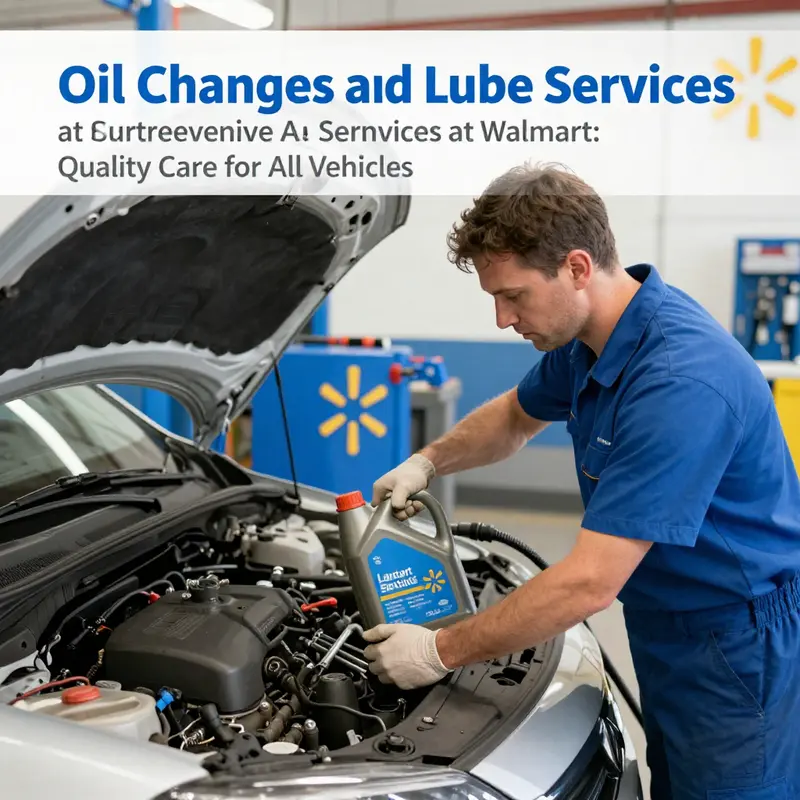 Walmart Auto Care Centers provide efficient oil change services for every vehicle.
