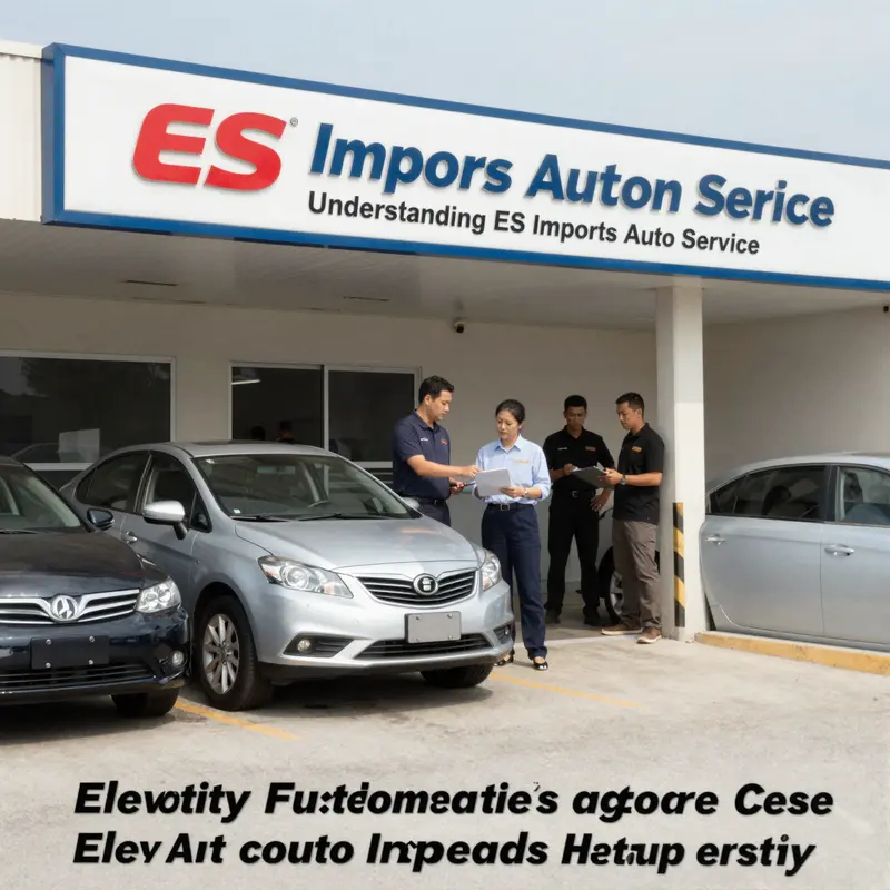 The welcoming entrance of ES Imports Auto Service, showcasing expert automotive care.