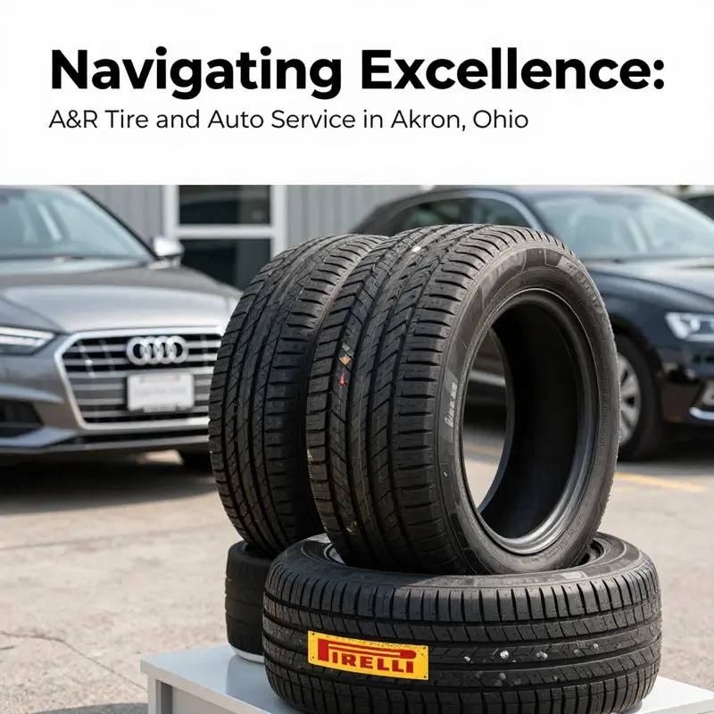 A team of technicians at A&R Tire and Auto Service working on multiple vehicles, emphasizing their commitment to quality automotive care.