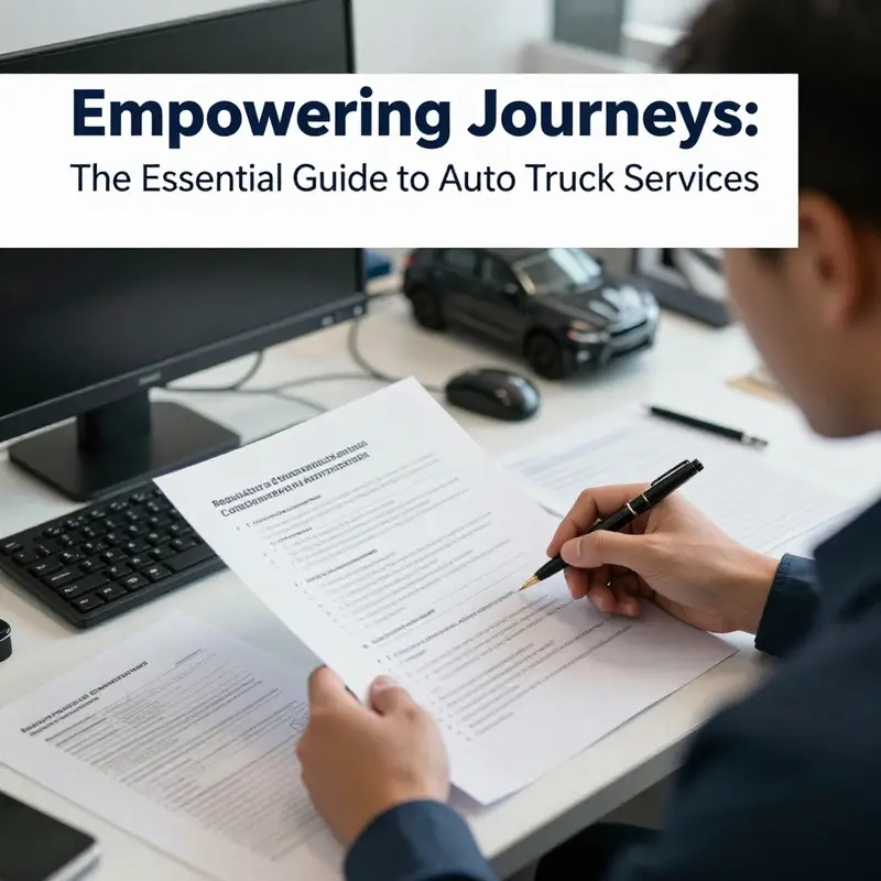 A mechanic conducting a thorough maintenance check on a truck.