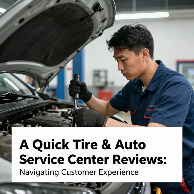 Varying customer reactions during interactions at A Quick Tire & Auto Service Center.