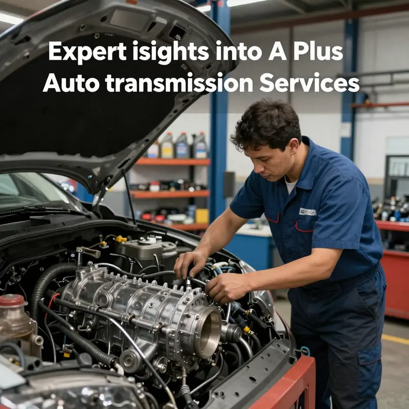 An overview of expert auto transmission services being provided in a well-equipped garage.