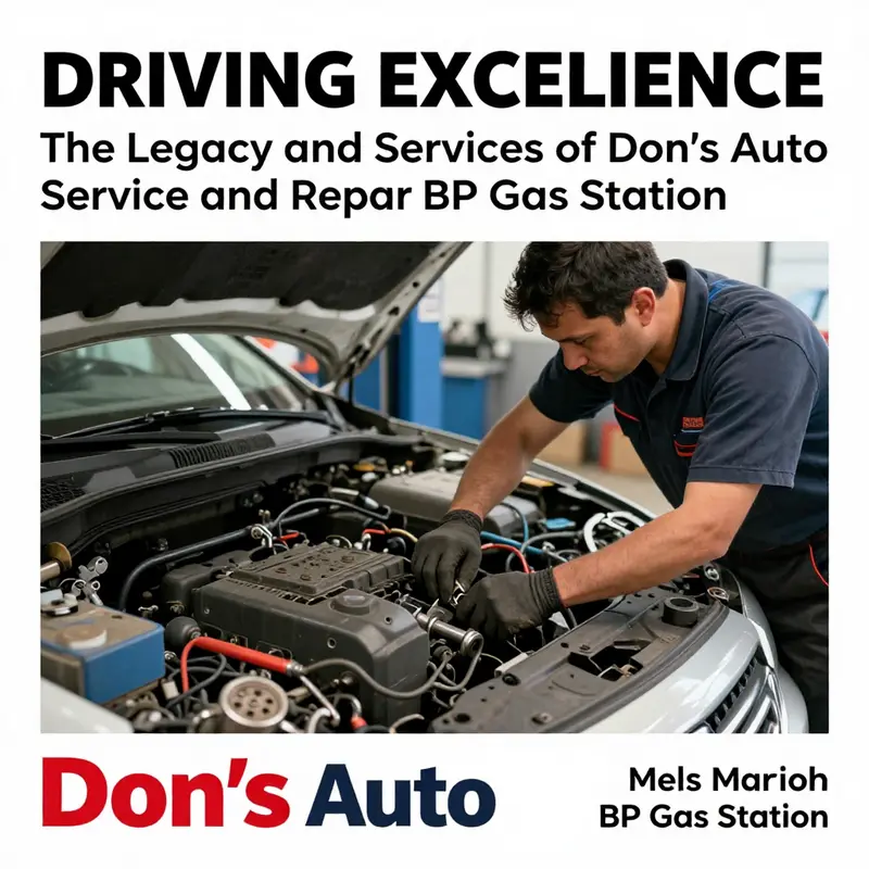 Historical image of Don’s Auto Service and Repair storefront representing its legacy in the community.