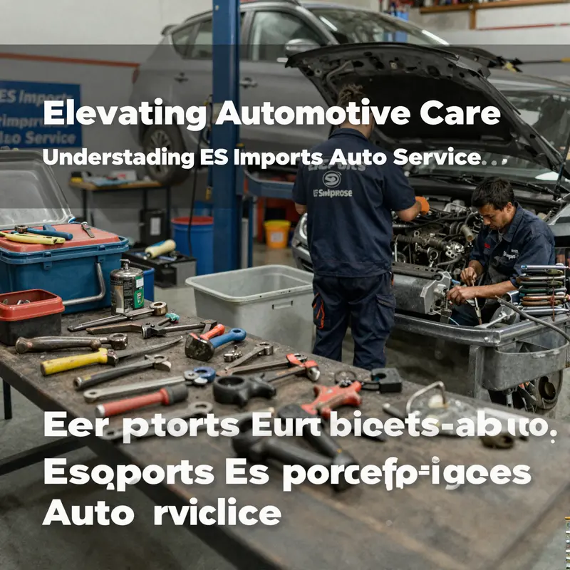 The welcoming entrance of ES Imports Auto Service, showcasing expert automotive care.