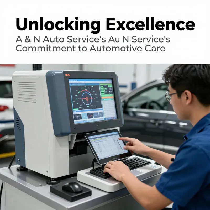 A showcase of the diverse automotive services available at A & N Auto Service.