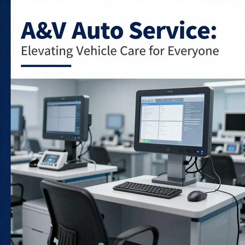 A glimpse into the diverse services provided by A&V Auto Service.