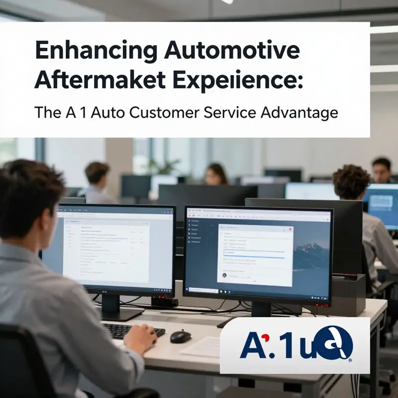 An active auto service center highlighting efficient customer interactions.