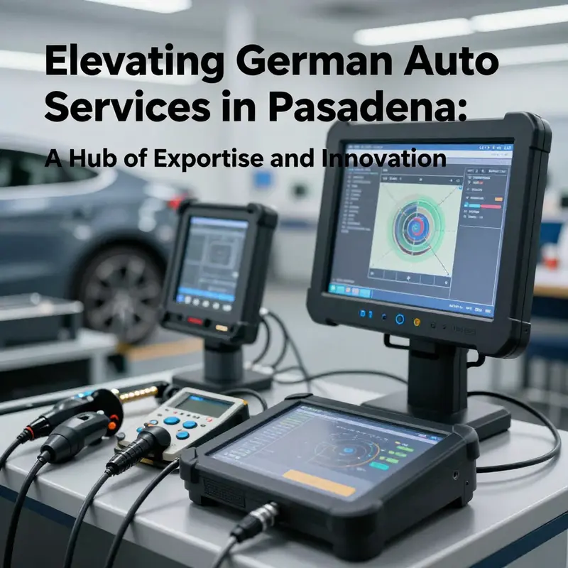 Expert technicians at work, specializing in German automotive repairs.